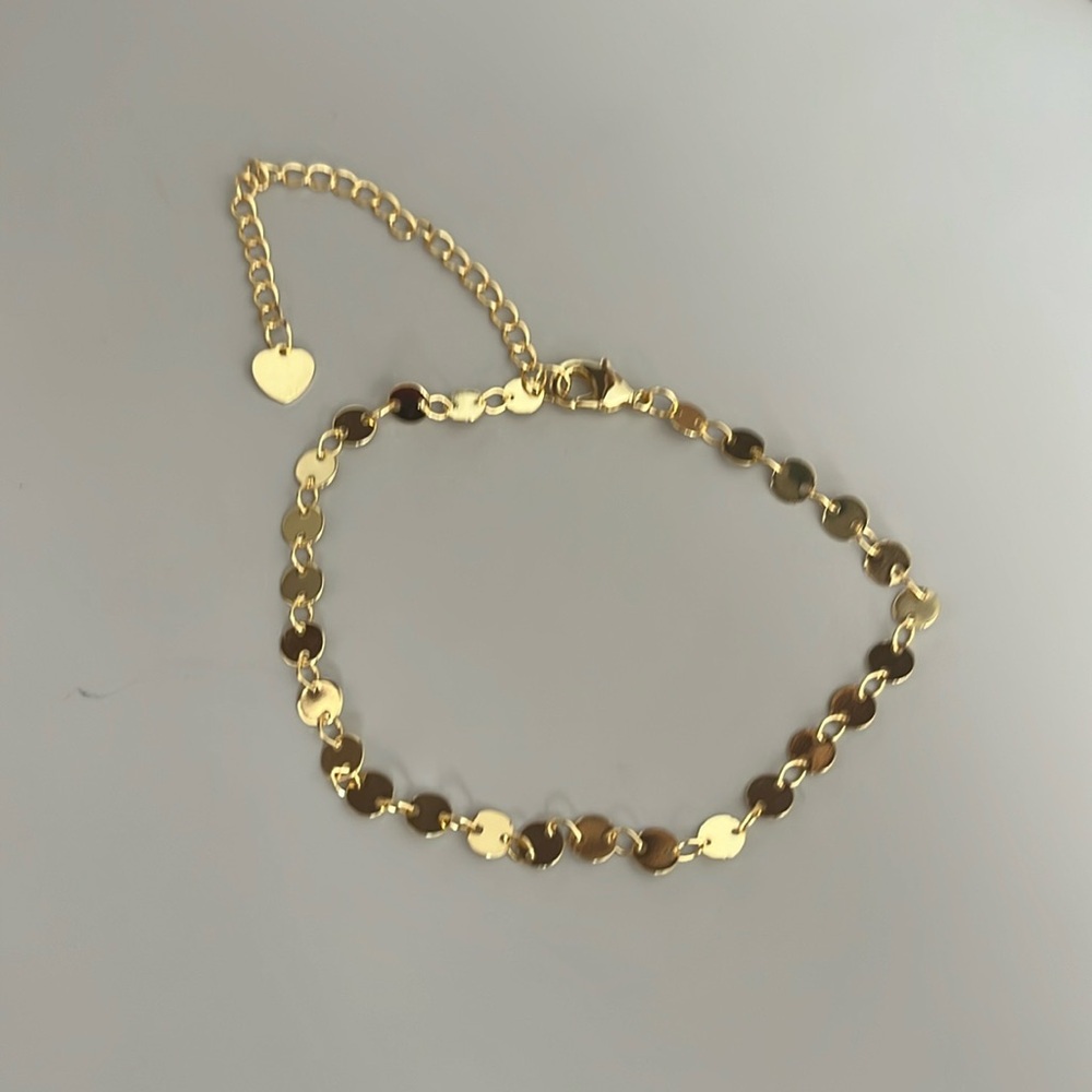 brand new evry jewels golden anklet / bracelet